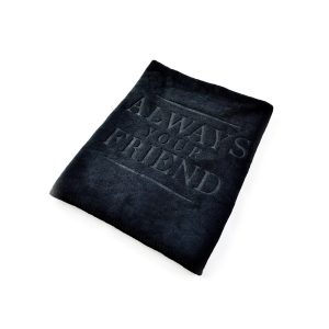 Mini Fekete Mikroszálas Kisállat Törölköző